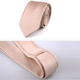Solid Color Polyester Business Casual Tie For Men
